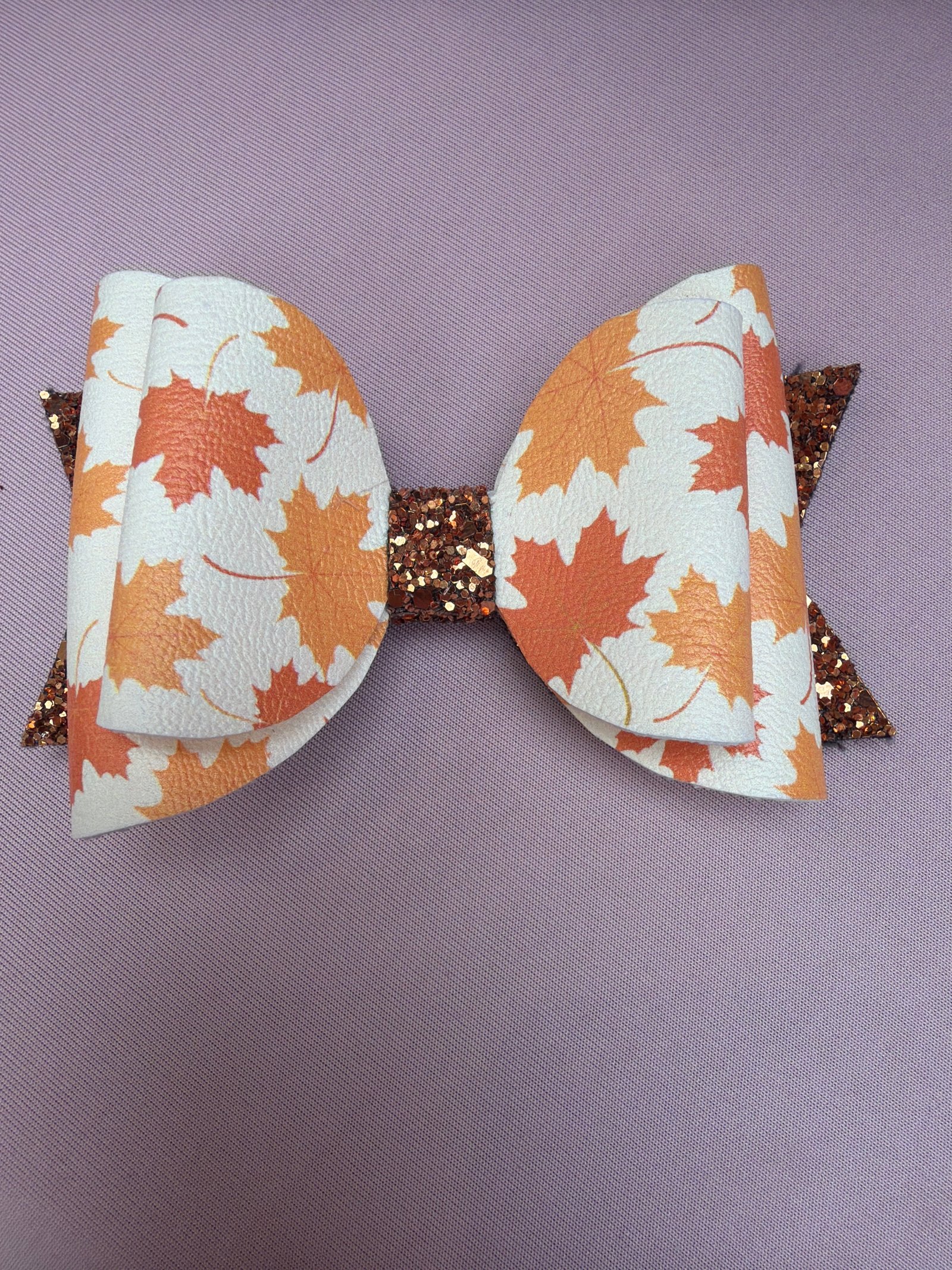 Autumn Leaves Bow