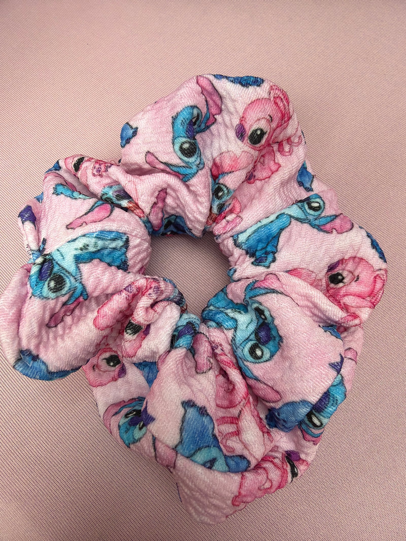 Alien Duo Pink Scrunchie